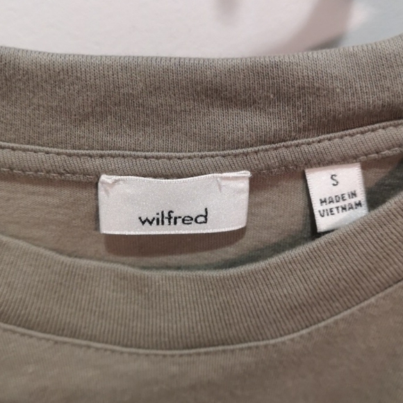 Wilfred Crop Top Olive Green - Picture 2 of 2